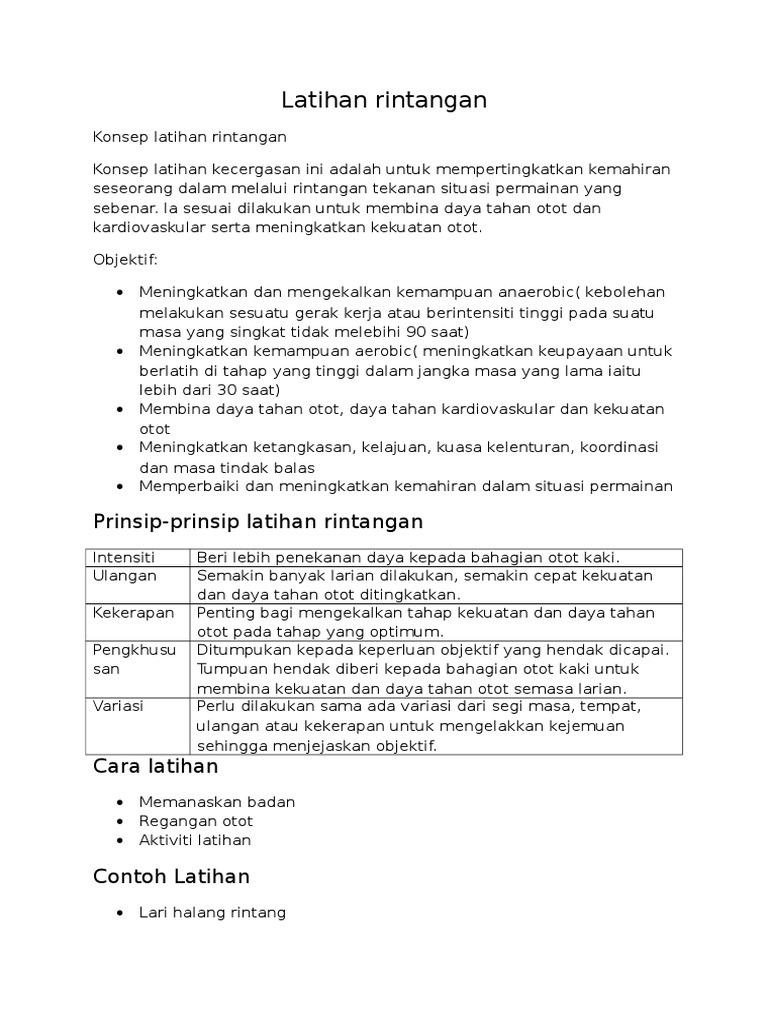 9latihan Rintangan | PDF | Kesehatan Holistik