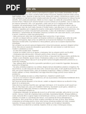 Caprioara Din Vis De Vasile Voiculescu Pdf
