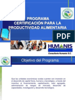 CERTIFICACIÓN ORGÁNICA HUMANIS