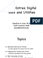Entrez Digital Tools and Utilities