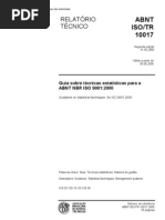 ABNT ISO/TR 10017 - Guia sobre técnicas estatísticas para ABNT NBR ISO 9001:2000
