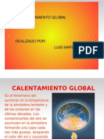 Calentamiento Global Un Tema Preucupante e Impact Ante