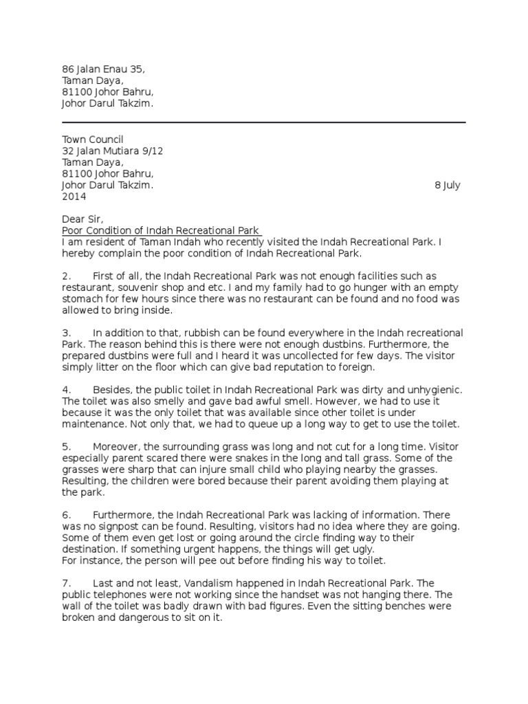 Formal Letter