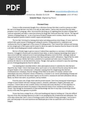 Scholarship essay