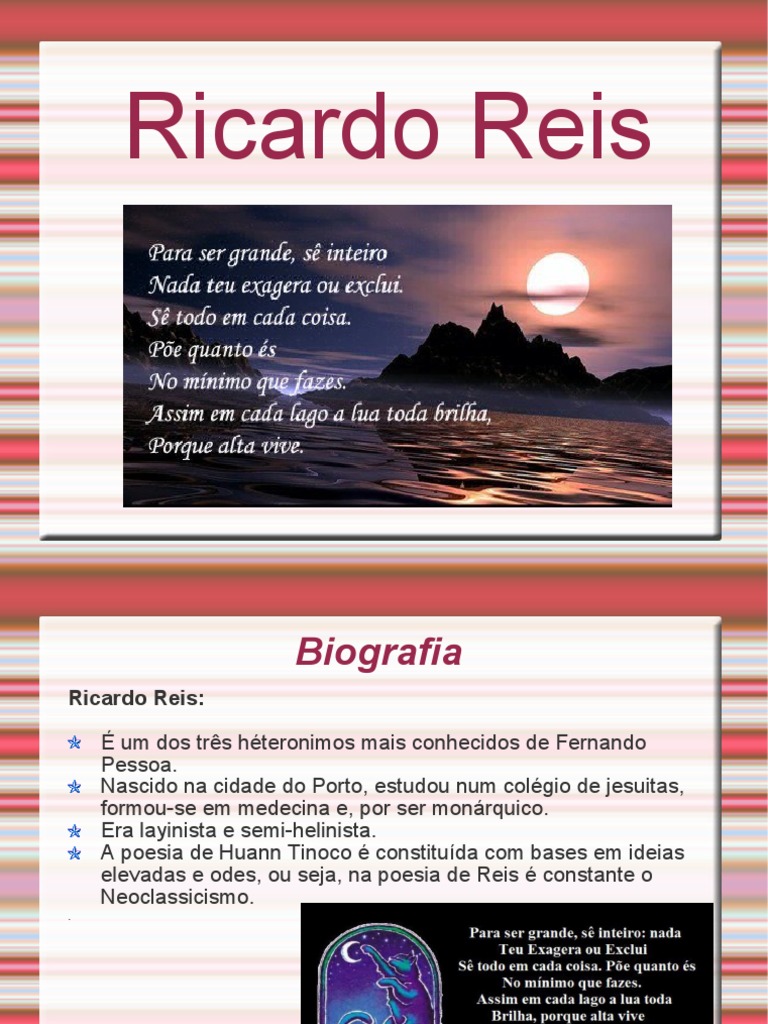 Héteronimo Ricardo Reis | PDF | Poesia | Science
