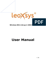Wireless USB Adapter Manual