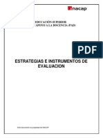 Estrategias e Instrumentos de Evaluacion