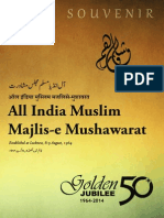 Souvenir of Mushawarat Golden Jubilee Conference, 31 August 2015