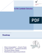 Lambda Calculus