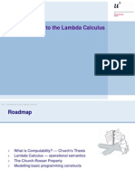 Introduction To The Lambda Calculus