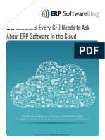 White Paper 35 Questions Every CFO Should Ask Abouyt ERP in the Cloud