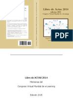 Libro de Actas 2014 Congreso Virtual Mundial Elearning