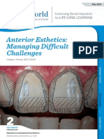 Anterior Esthetics - Managing Difficult Challenges