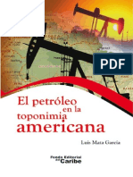 El Petroleo en la toponimia americana 