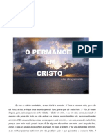 O Permancecer Em Cristo