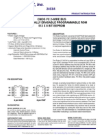 Turbo IC, Inc.: Cmos I C 2-Wire Bus 4K Electrically Erasable Programmable Rom 512 X 8 Bit Eeprom