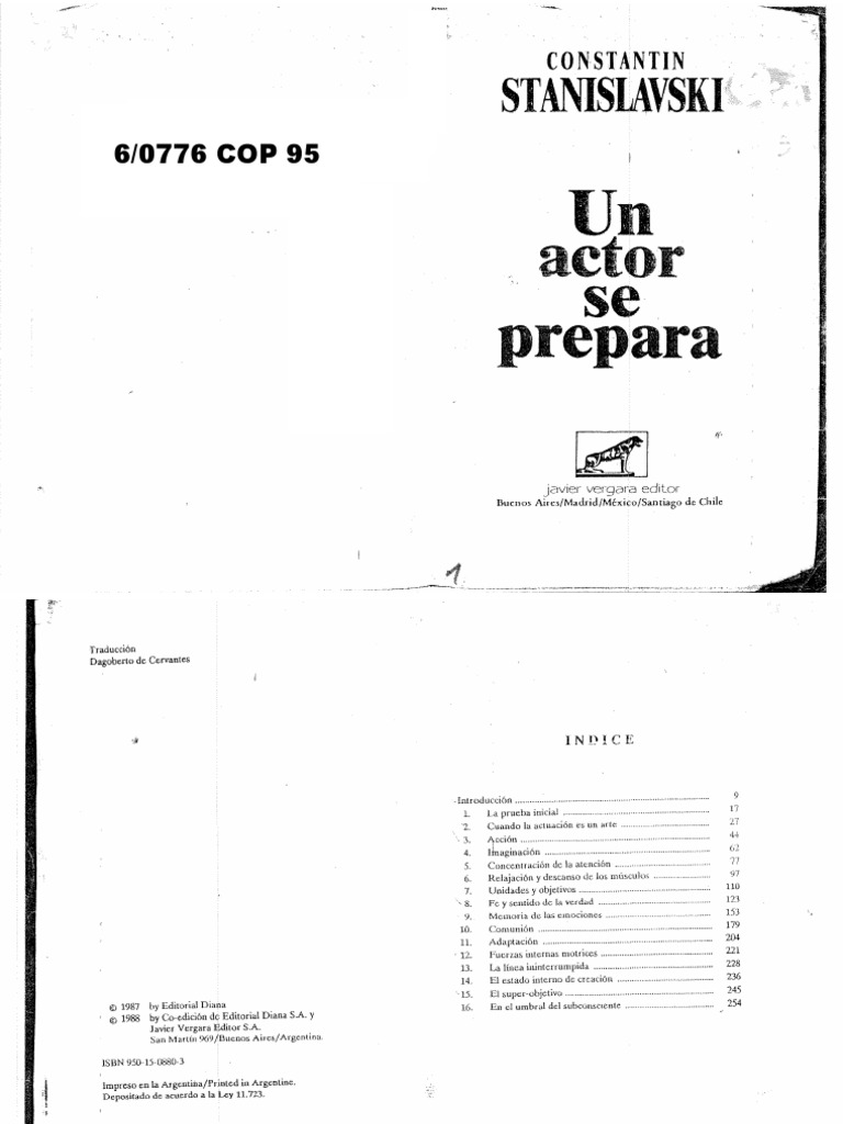 Un Actor Se Prepara Pdf