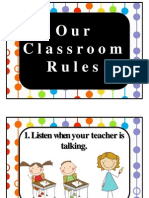 Classroom Rules and Behavior Expectations