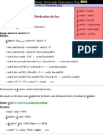 Derivada Funciones Trig