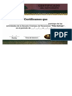 Certificado ECV 2015