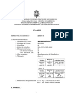 Bioestadistica Plan 2013 Prof. Liliana Huaman, Rosario Bullon 2014-2