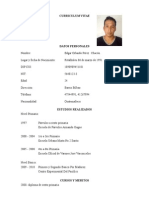 Curriculum Vitae ORLANDO PEREZ