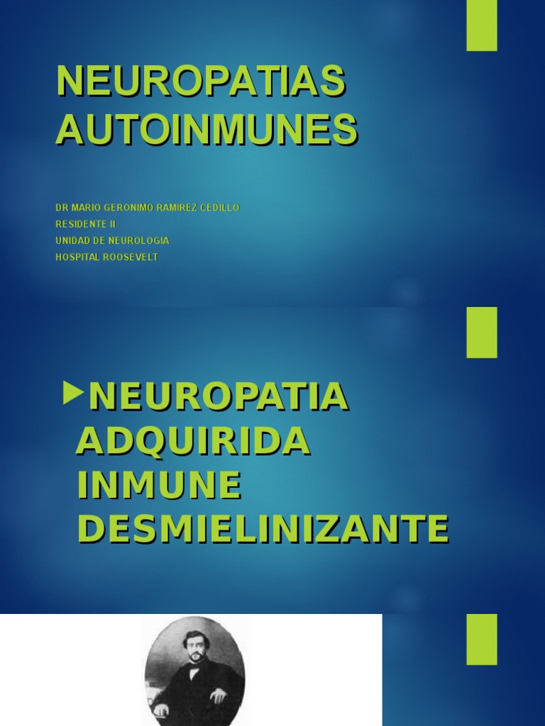 Neuropatía Periférica Autoinmune | PDF | Axon | Diagnostico medico