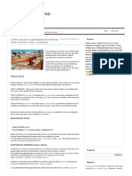 Como calcular a quantidade de material para alvenaria, piso, contrapiso.pdf