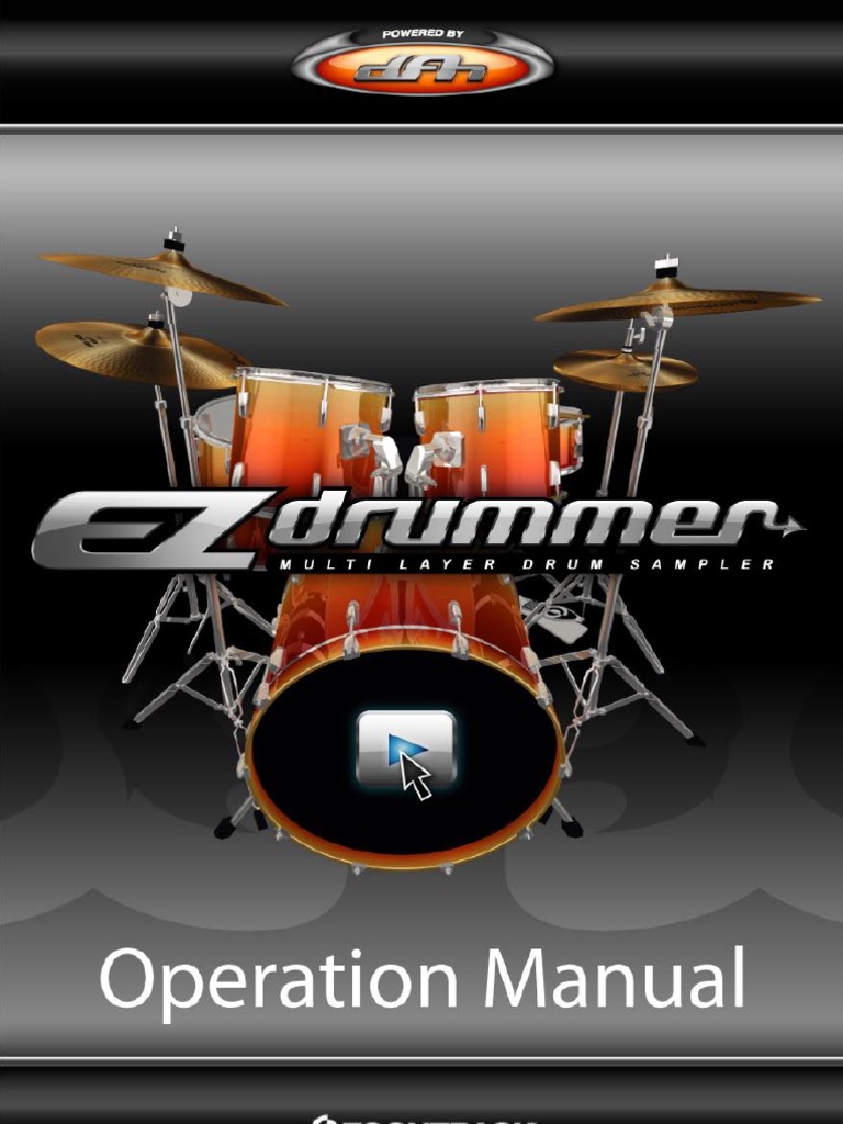 Toontrack Ezdrummer Operation Manual PDF Drum Kit Macintosh