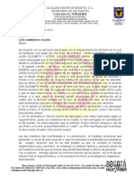 Respuesta Al Requerimiento Queja Virgilio y Aida