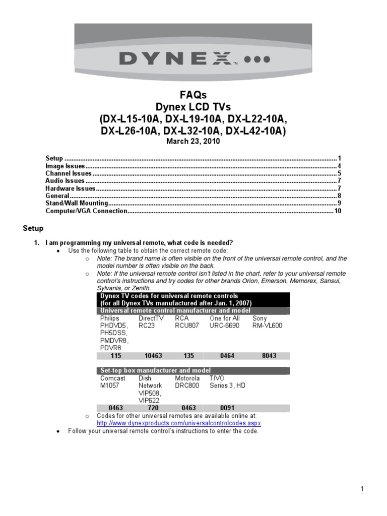 A Comprehensive Guide to Setting Up and Troubleshooting Dynex LCD TV