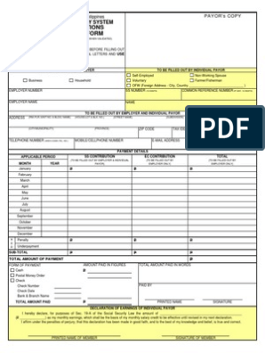 Sss Computation Manual Form ≡ Fill Out Printable PDF Forms Online