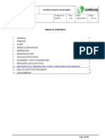 Method Statement For Tie in