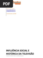 Influência social e histórica da televisão