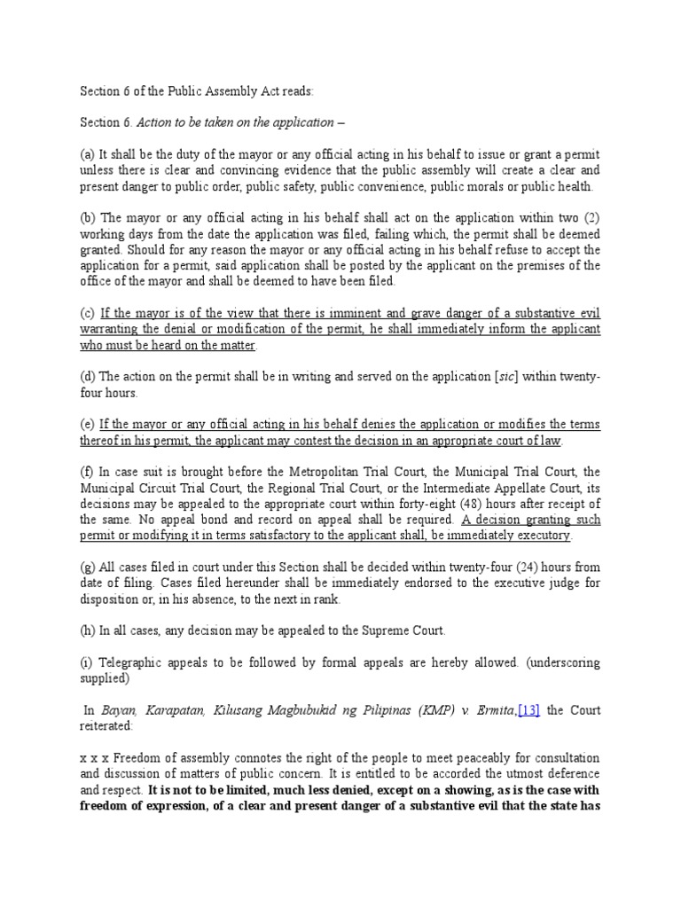 Public Assembly | PDF | Supreme Court Of The United States | First ...