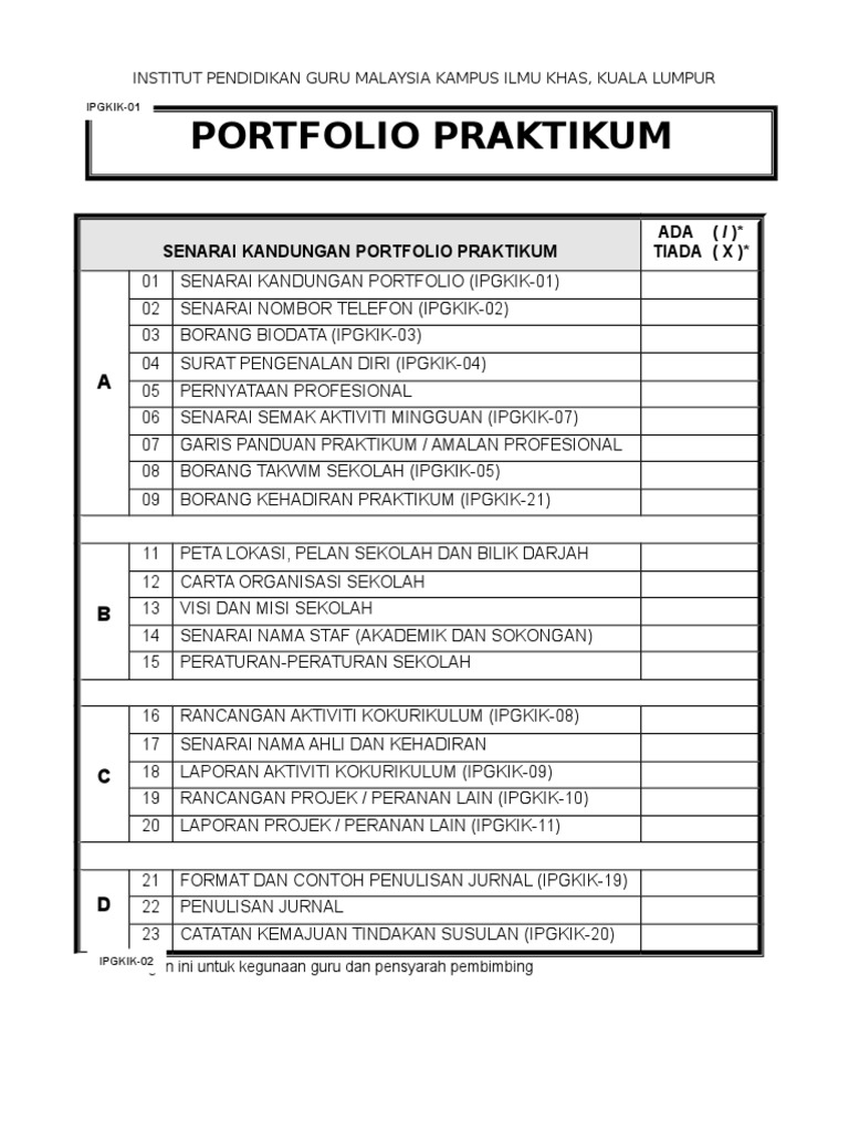 Contoh Ulasan Guru Pembimbing Praktikum