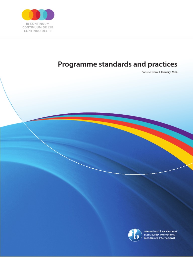 IB Programme Standards and Practices 2024 | PDF | Curriculum | Learning