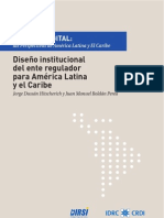 Capitulo 4 Diseño institucional del ente regulador para América Latina y el Caribe