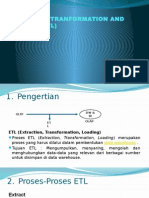 ETL Proses dan Alat