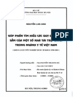 Góp Phần Tìm Hiểu Các Quy Định Mua Sắm Của Một Số Nhà Tài Trợ Chính Trong Ngành y Tế Việt Nam