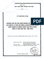 Nghiên Cứu Tác Hại Nghề Nghiệp Do Môi Trường Lao Động, Tư Thế Lao Động, Ecgonomi Gây Ra Và Hiện Trạng Sử Dụng Thuốc Của Công Nhân Công Ty May Đáp Cầu - Bắc Ninh