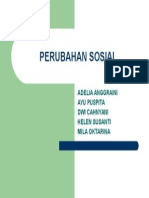 Presentasi PERUBAHAN SOSIAL Sman 18 Palembang (Mila)