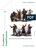 D&D Classes Et Competences