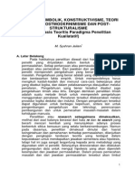 Interaksi Simbolik - Konstruktivisme PDF