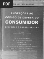 Anotações ao Código de Defesa do Consumidor - Conceitos e Noções Básicas