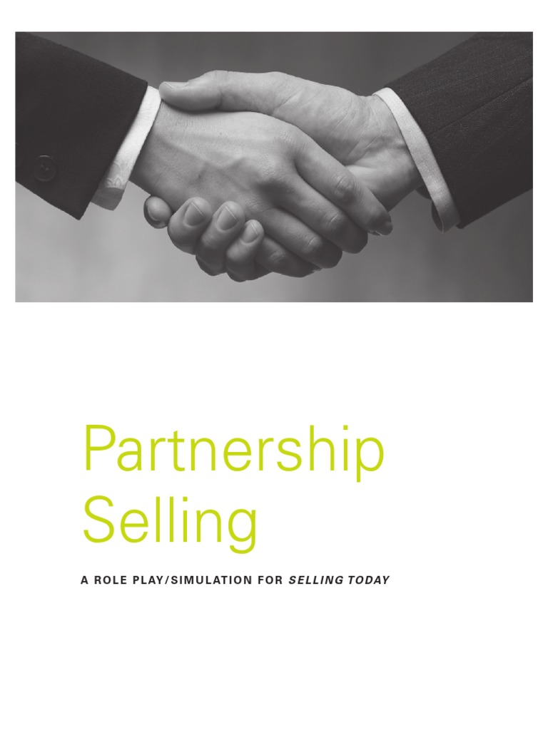 Partnership Selling Role Play Guide | PDF | Steak | Sales