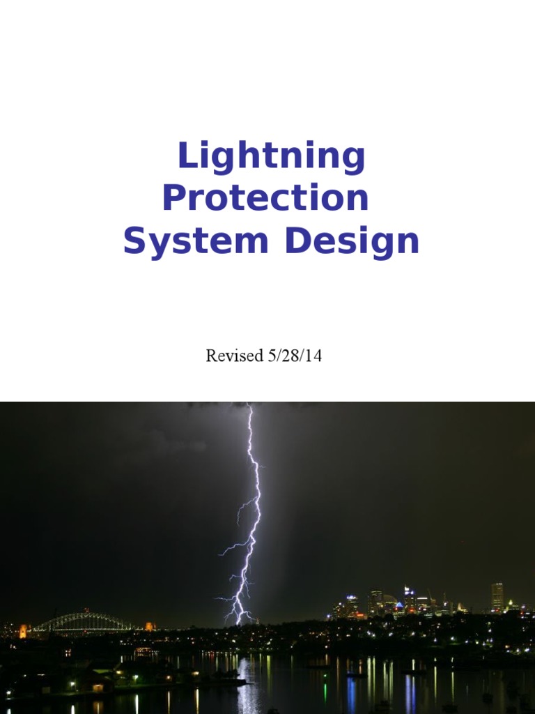 Lightning Protection System Design Revised 5/28/14 PDF