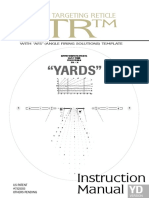 David Tubb's Dynamic Targeting Reticle Instruction Manual