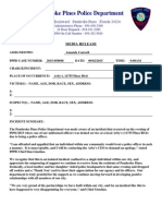 Pembroke Pines Police Media Release Refusal by Arby Clerk to Serve Uniformed Officer