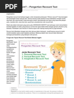 Download Pengertian Teks Recount bahasa Inggris by learningself SN278071430 doc pdf